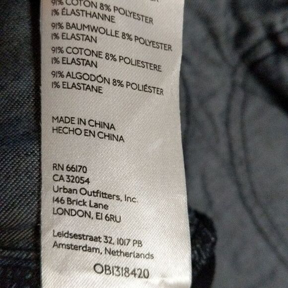 Maeve Anthropologie High waisted Wide-Leg Flare Pants black zip FLAW 28 - Picture 10 of 12